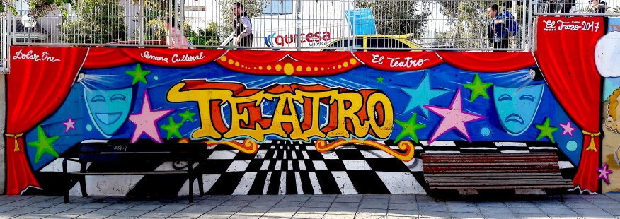 GRAFFITI BY DOLAR ONE - Semana Cultural Colegio El Faro Alicante (España)